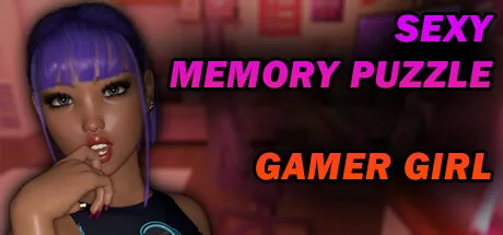 Sexy Memory Puzzle Gamer Girl